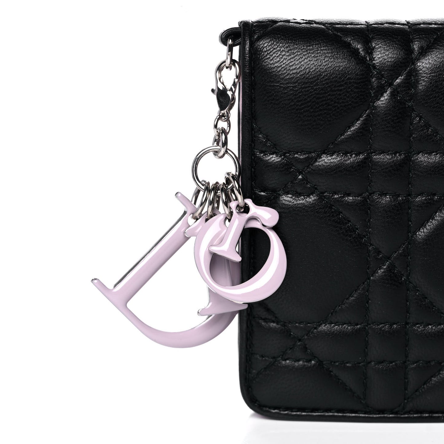 Lambskin Cannage Rendezvous Wallet Black
