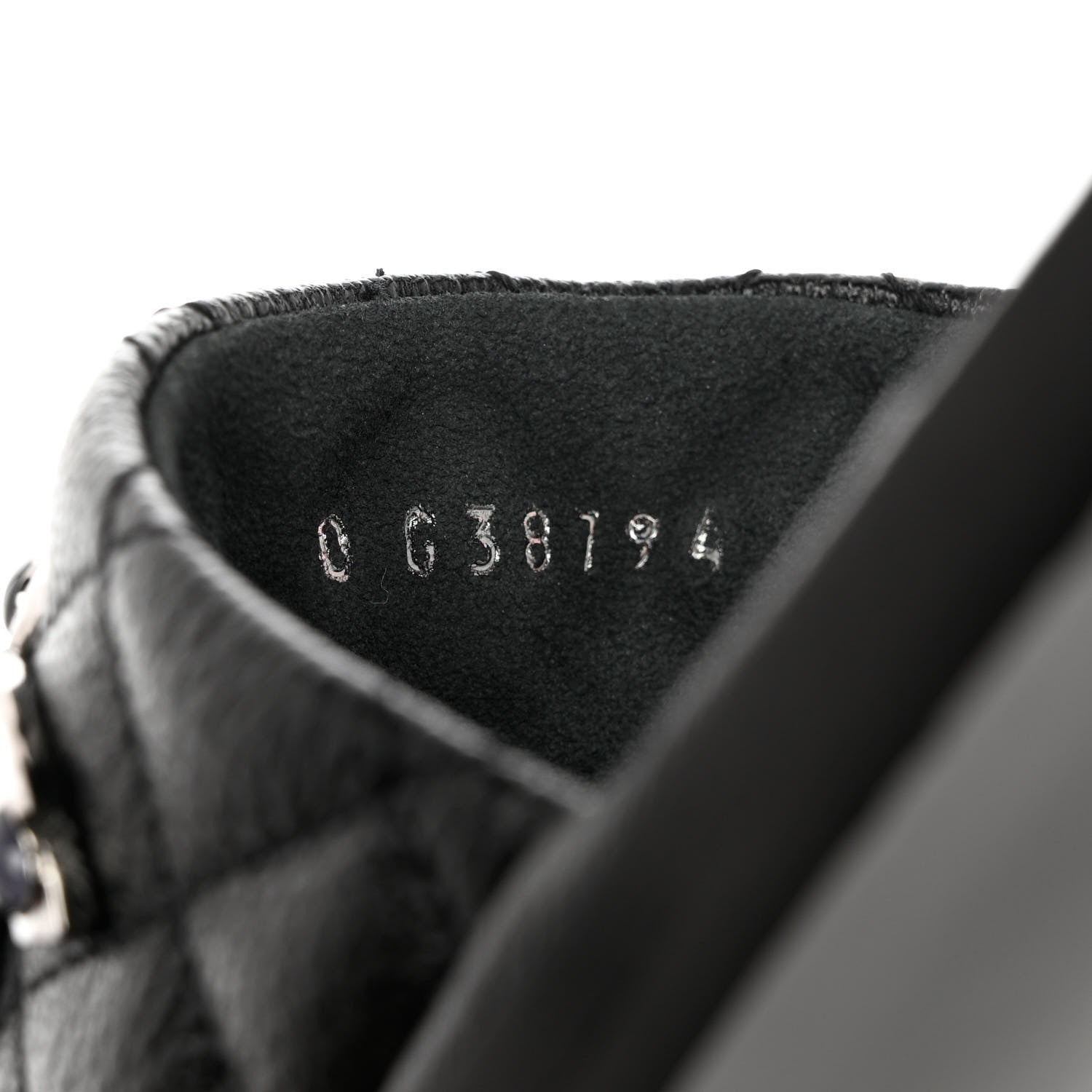 Chanel Shiny Goatskin Quilted CC Mules Sandals 38.5 Black 7 of 10
