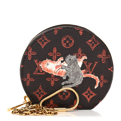 Louis Vuitton Calfskin Catogram Micro Boite Chapeau Marron 1 of 6