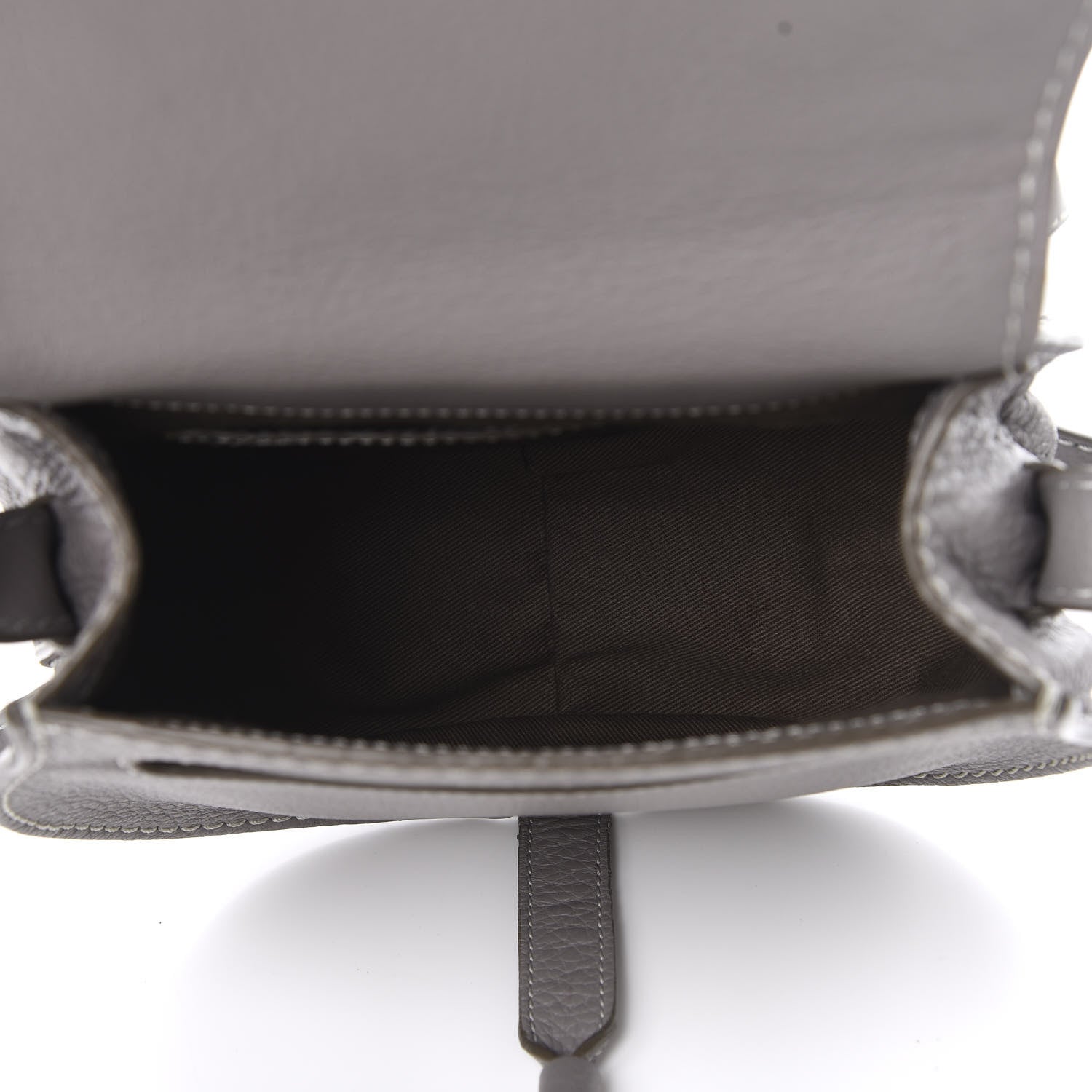 Chloe Calfskin Mini Marcie Round Crossbody Bag Cashmere Grey 5 of 10