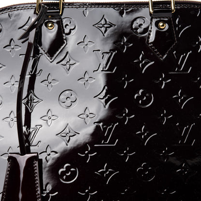 Louis Vuitton Vernis Alma GM Amarante 10 of 10