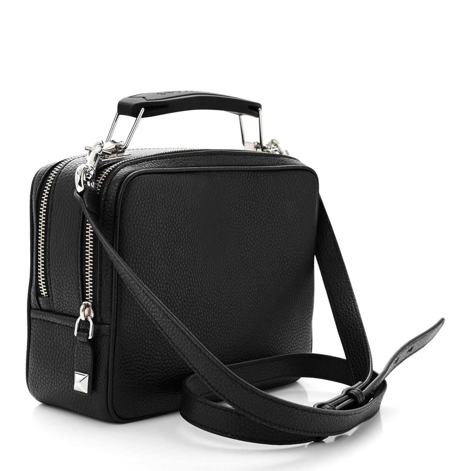 Marc Jacobs Calfskin Soft Box 23 Shoulder Bag Black White 3 of 11