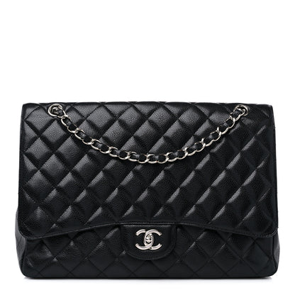 Chanel Caviar Quilted Maxi Single Flap Black 1 of 14