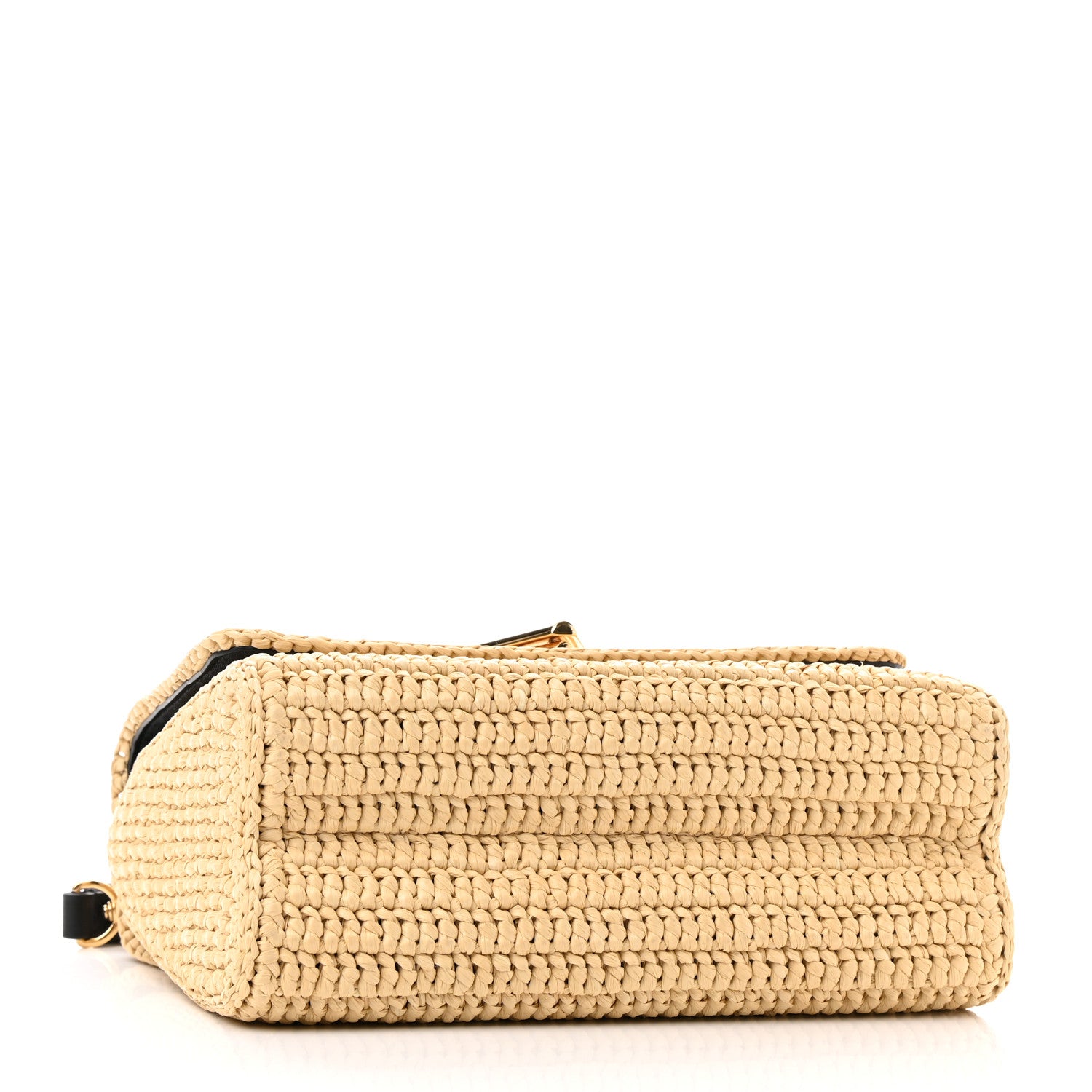 Louis Vuitton Madgascan Raffia Woven Twist Shoulder Bag MM Natural 4 of 9