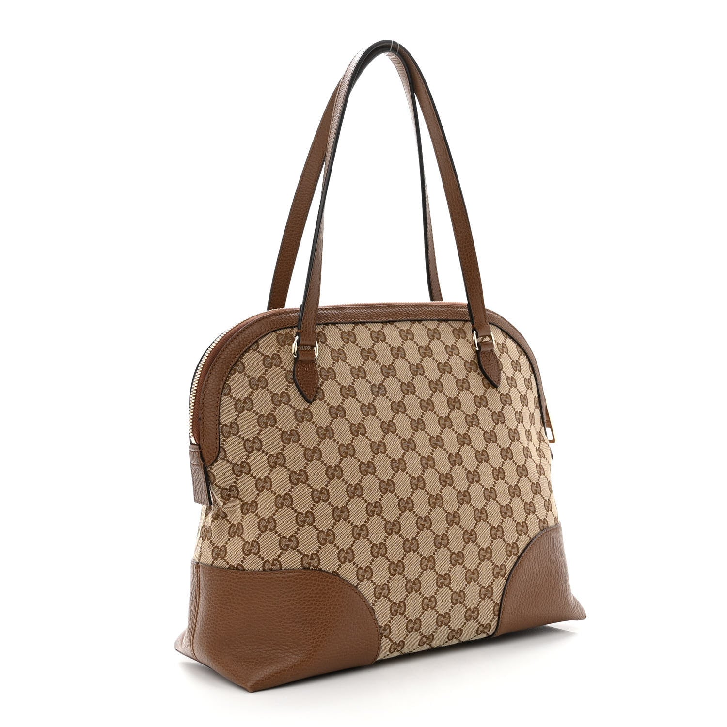 Gucci Monogram Medium Bree Shoulder Bag Beige Tabacco 3 of 9