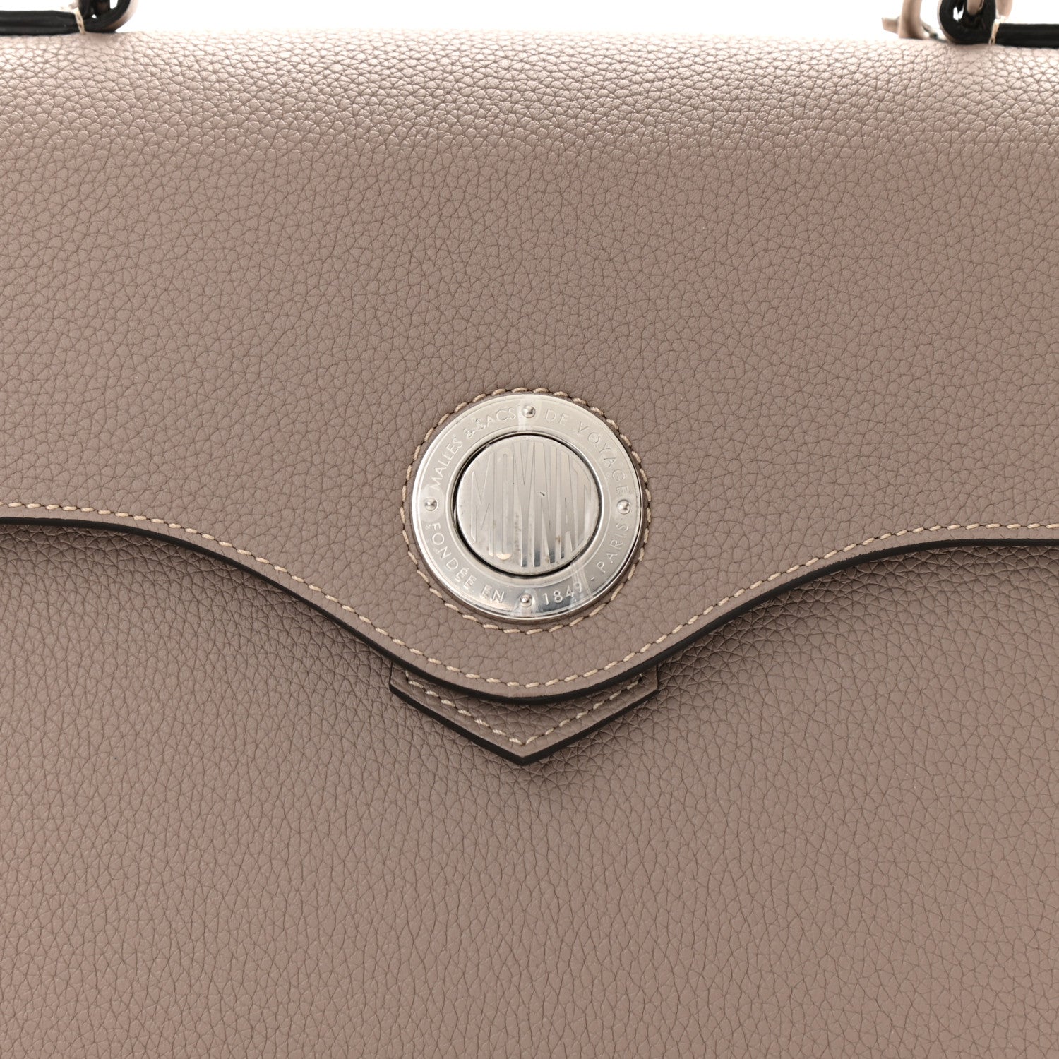 Moynat Taurillon Blush Voyage PM Tourterelle 9 of 12