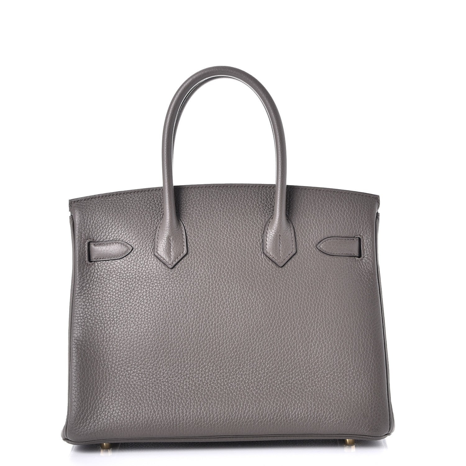 Hermes Taurillon Clemence Birkin 30 Etain 4 of 37