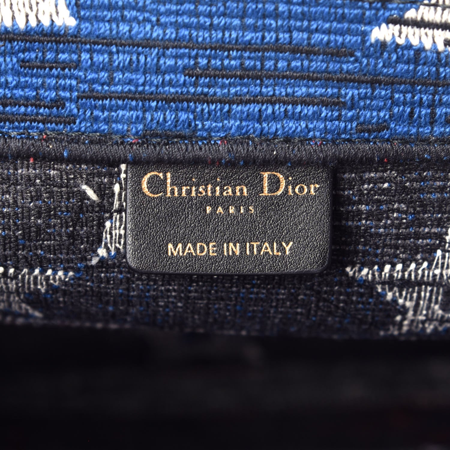 Christian Dior Canvas Embroidered Exclusive US Book Tote Multicolor 6 of 8