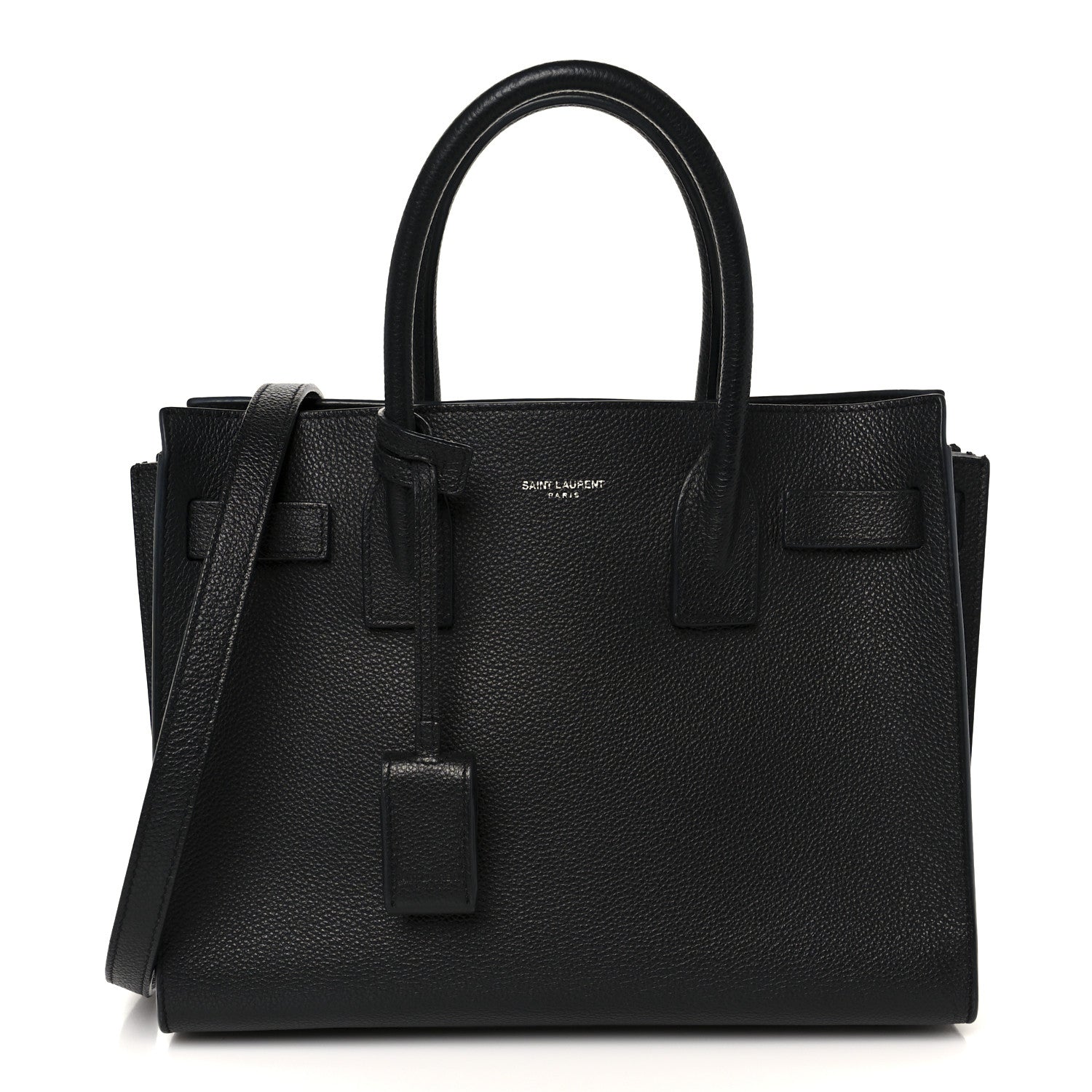Saint Laurent Grained Calfskin Baby Sac De Jour Black 1 of 13