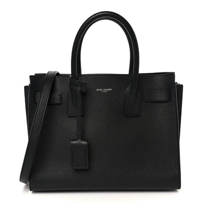 Saint Laurent Grained Calfskin Baby Sac De Jour Black 1 of 13