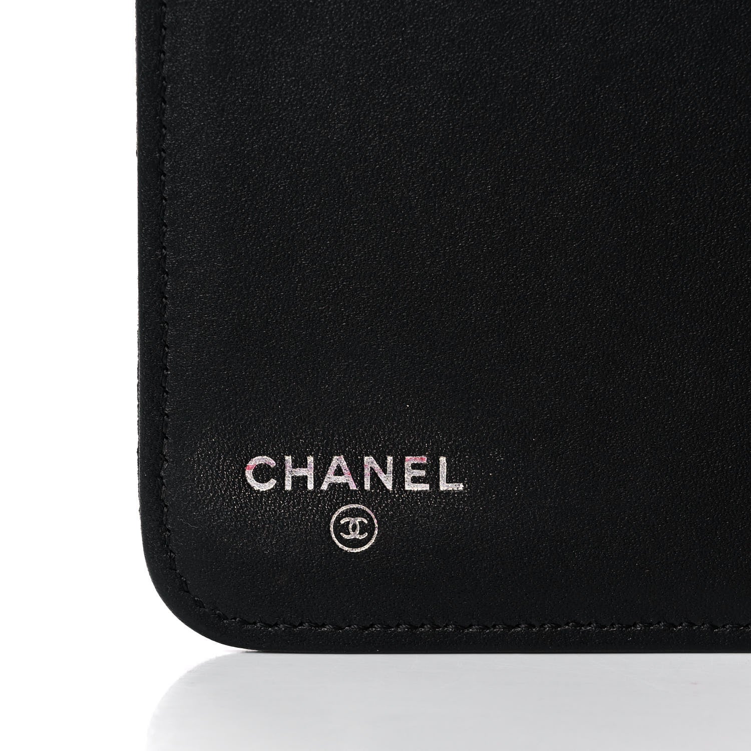Chanel Iridescent Caviar Quilted Crossbody iPad Holder Black 11 of 12