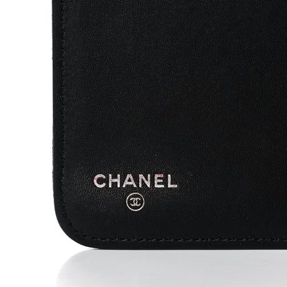 Chanel Iridescent Caviar Quilted Crossbody iPad Holder Black 11 of 12