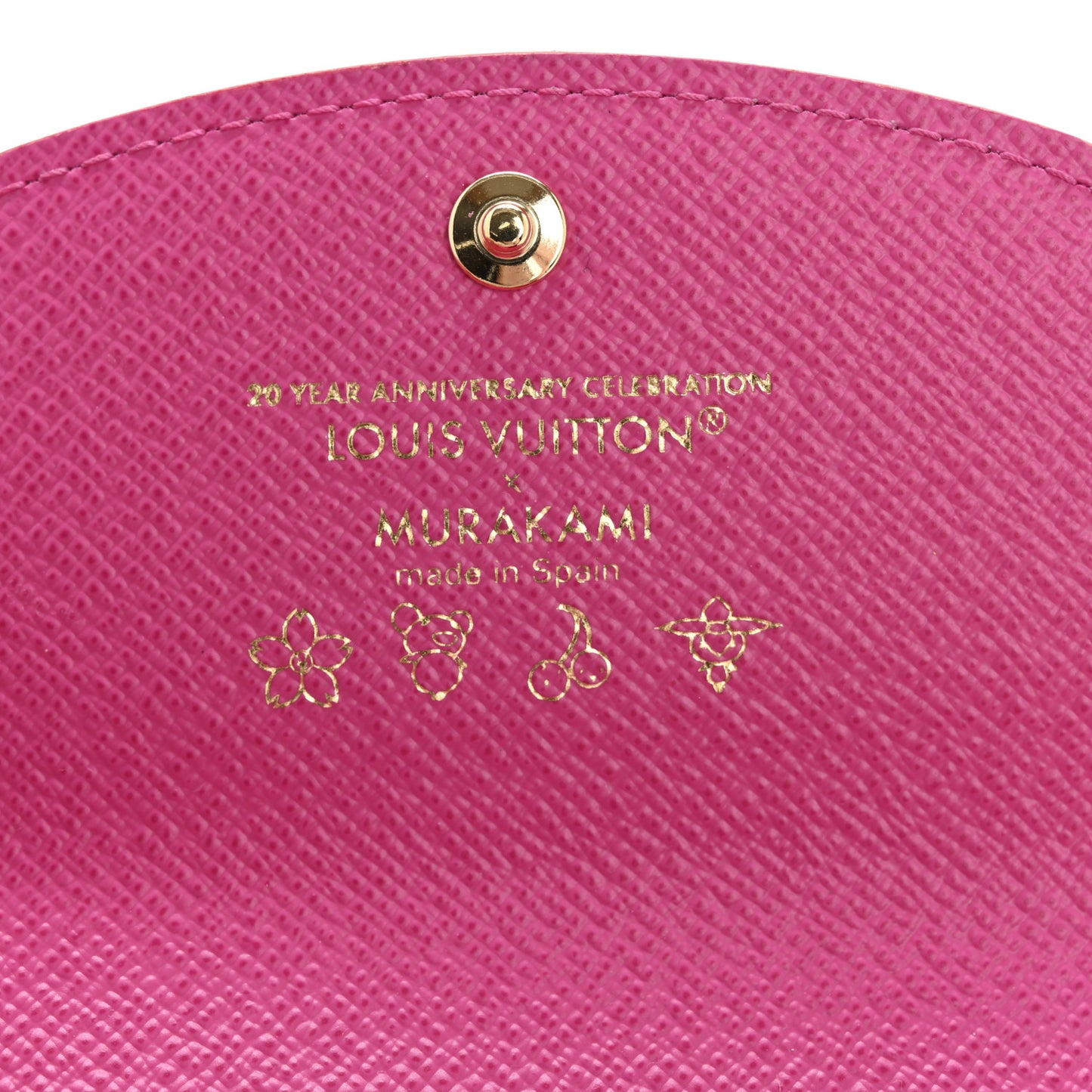 LV X TM Monogram Multicolor Rosalie Coin Purse White Kawaii Pink
