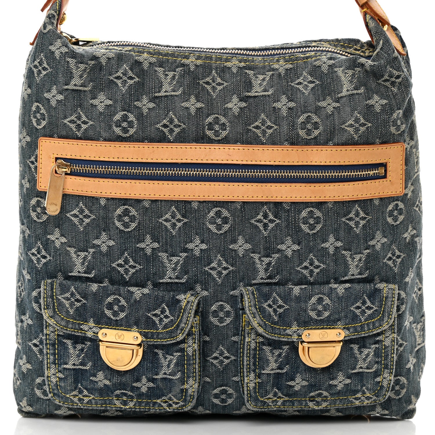 Louis Vuitton Denim Baggy GM Blue 8 of 14