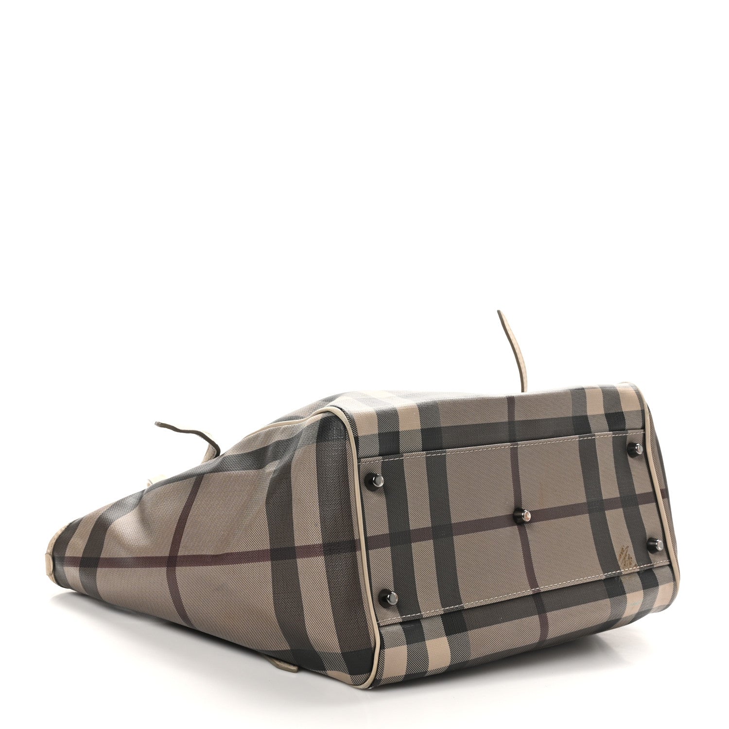 Burberry Smoked Check Small Canterbury Tote Trench 5 of 13