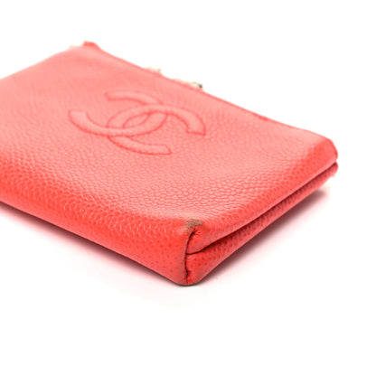 Chanel Caviar Timeless CC Key Holder Red 9 of 11