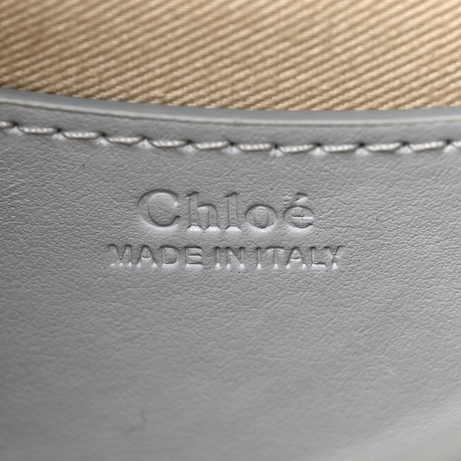 Chloe Calfskin Small Tess Bag Light Cloud 6 of 15