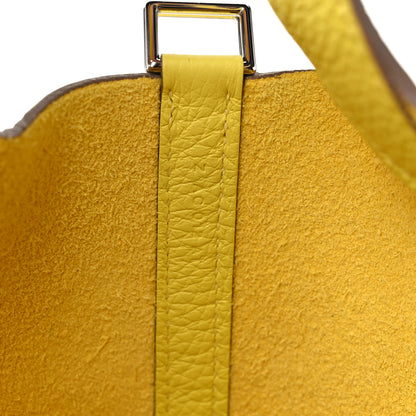 Hermes Taurillon Clemence Picotin Lock 18 PM Lime 7 of 11