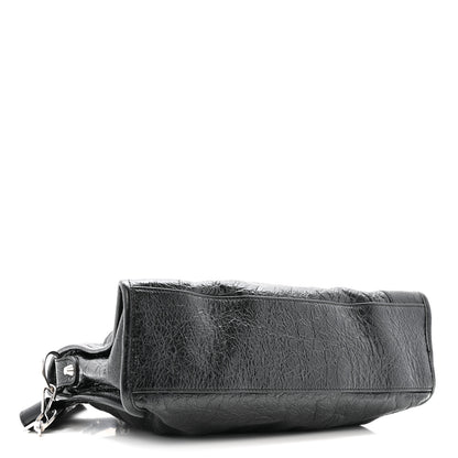 Balenciaga Agneau Arena Silver Hardware Small Le City Black 4 of 14