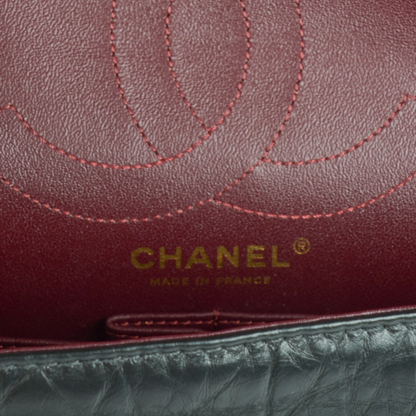 Aged Calfskin Quilted 2.55 Reissue 226 Flap Black