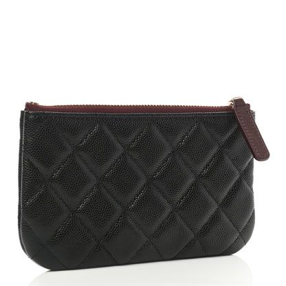 Chanel Caviar Quilted Small Cosmetic Case Black 3 of 7