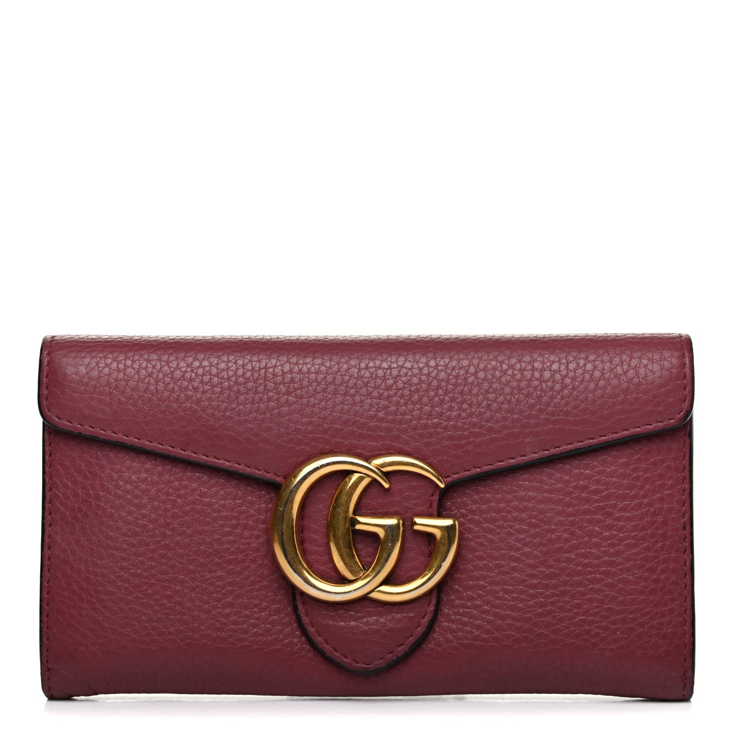 Gucci Cellarius Calfskin GG Marmont Continental Wallet Dry Rose 1 of 11
