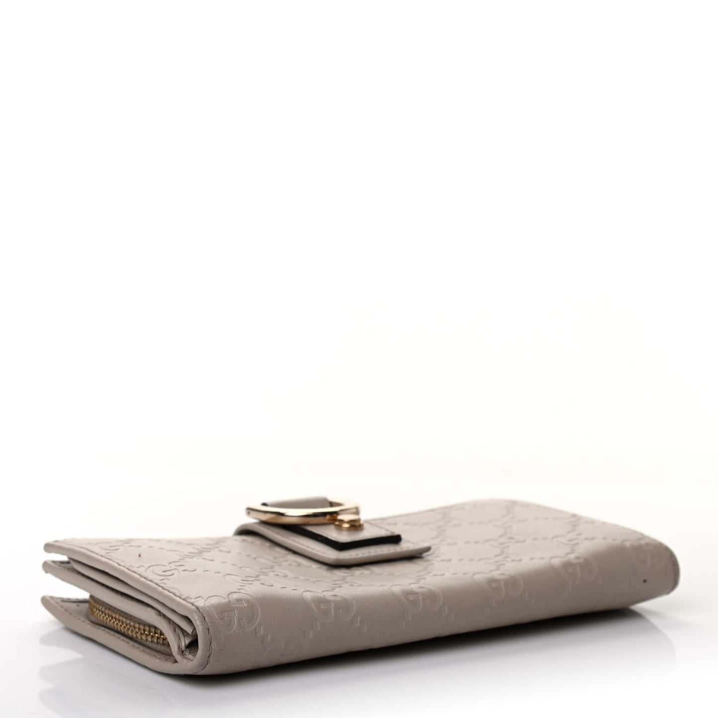 Guccissima Abbey Continental Wallet Off White