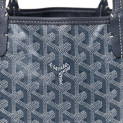 Goyard Goyardine Reversible Mini Anjou Navy 7 of 12