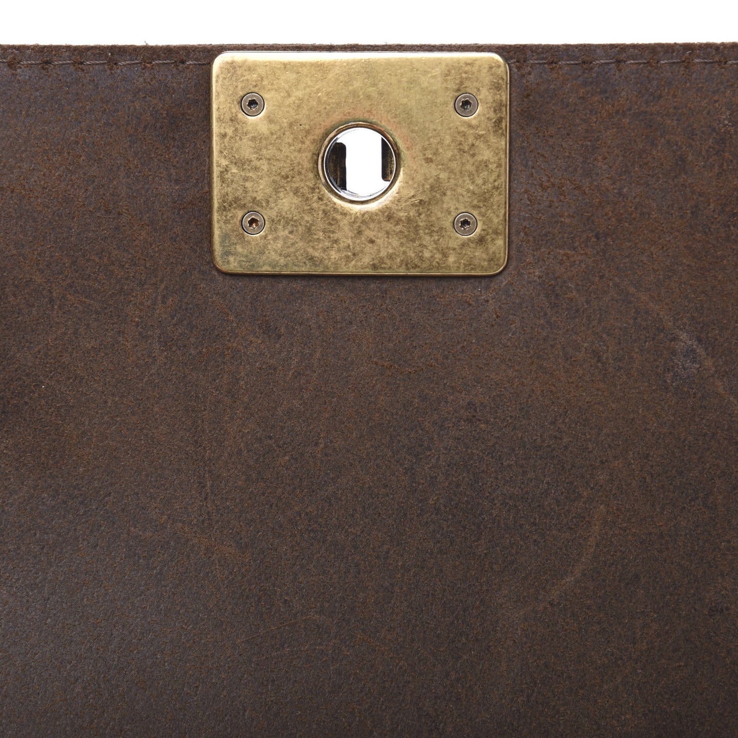 Aged Calfskin Nubuck Quilted Medium Boy Flap Burgundy