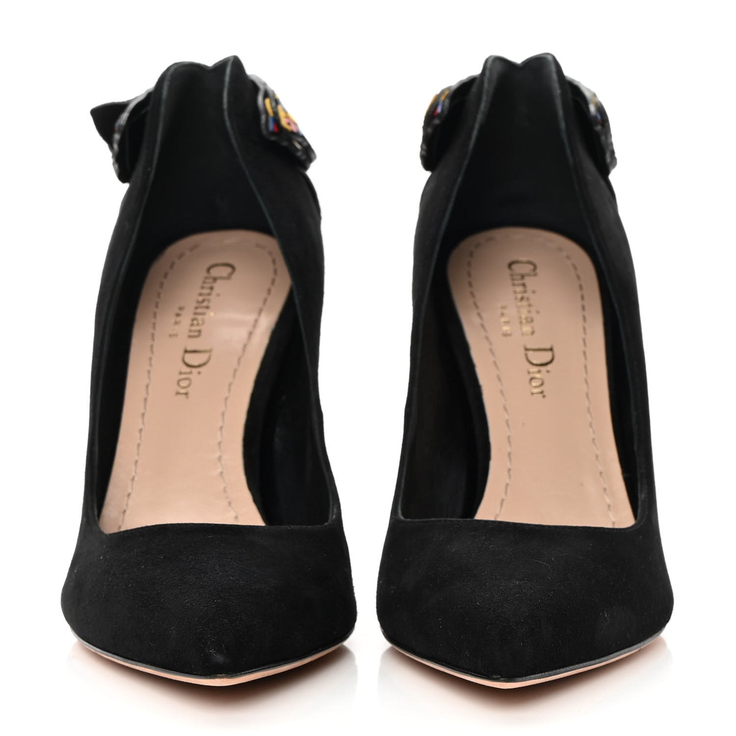 Suede D-Butterfly Pumps 37 Black