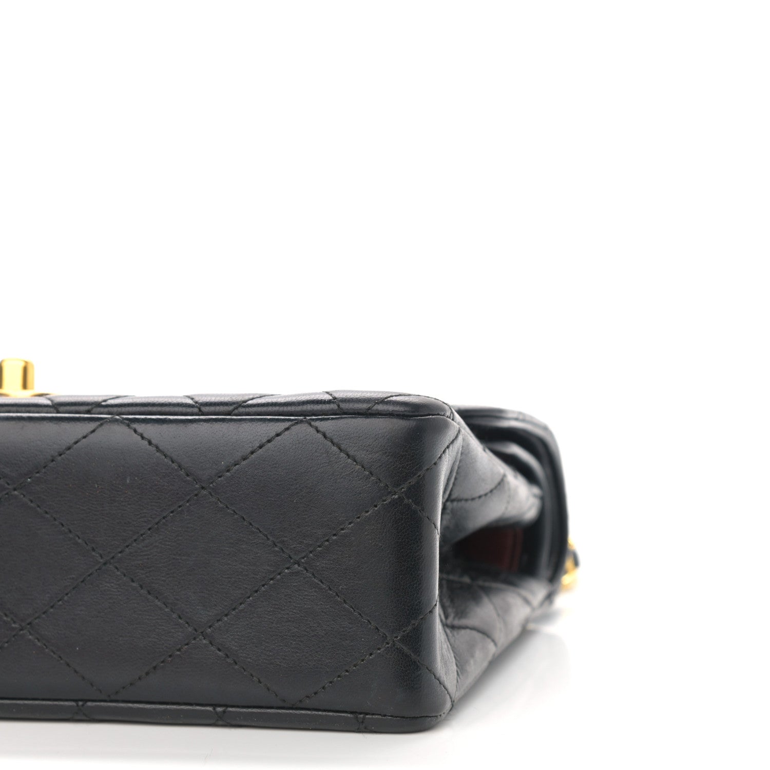 Chanel Lambskin Quilted Small Double Flap Black 10 of 13