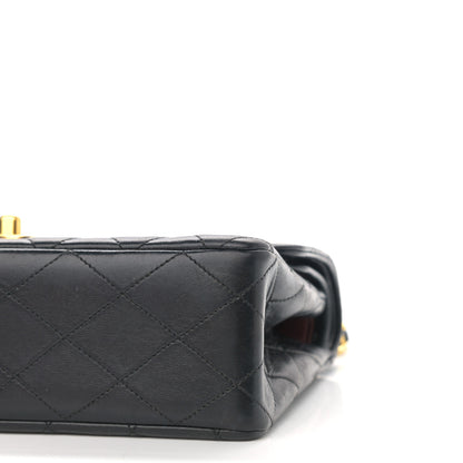 Chanel Lambskin Quilted Small Double Flap Black 10 of 13