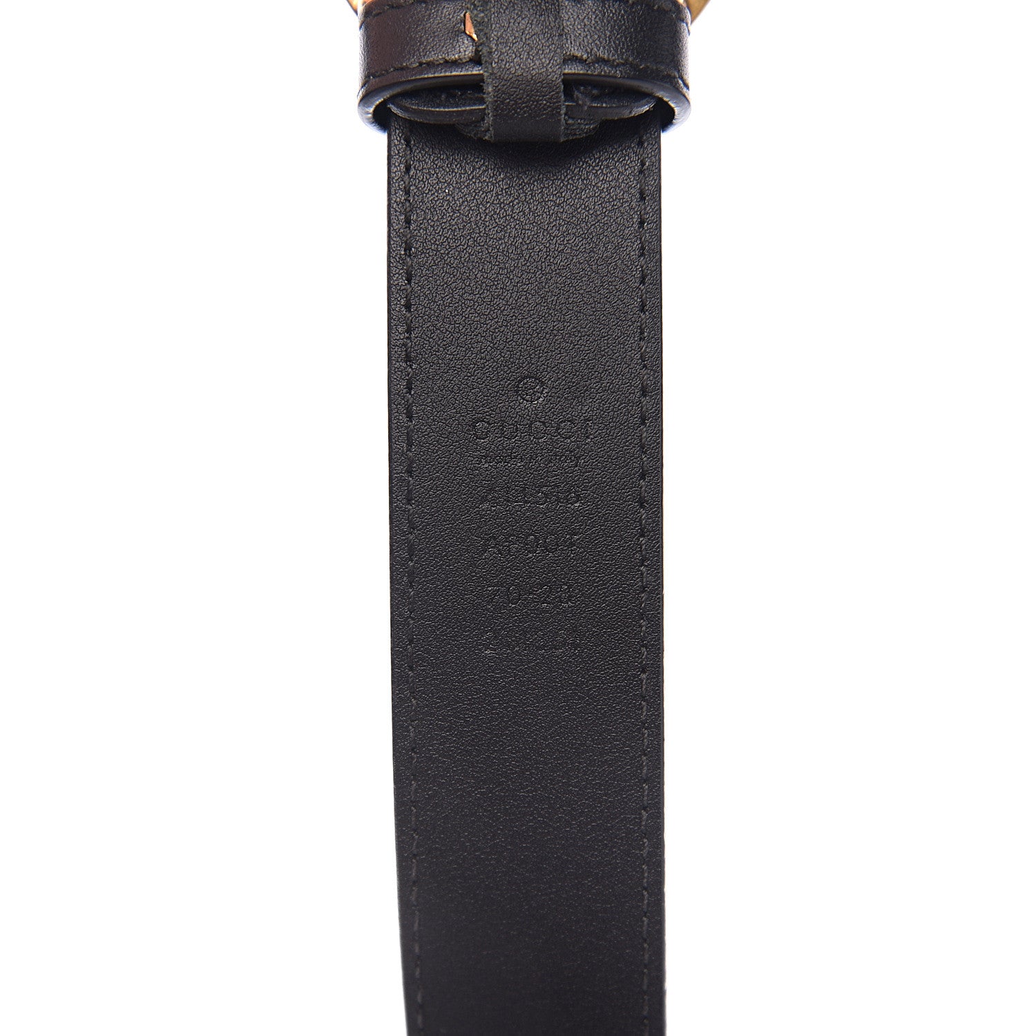 Gucci Moon Calfskin Double G 30mm Belt 70 28 Black 3 of 6