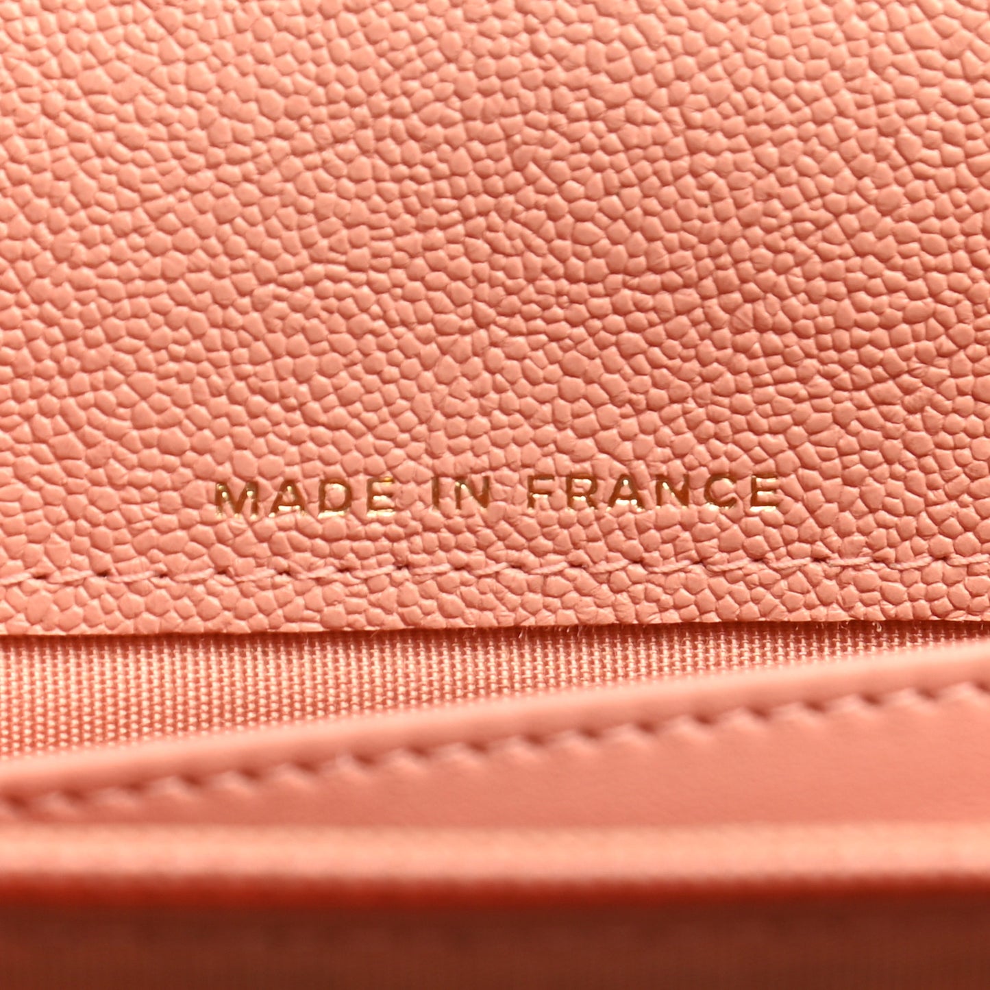 Caviar Quilted Large Boy Gusset Flap Wallet Rose Claire