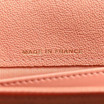 Chanel Caviar Quilted Large Boy Gusset Flap Wallet Rose Claire 8 of 17