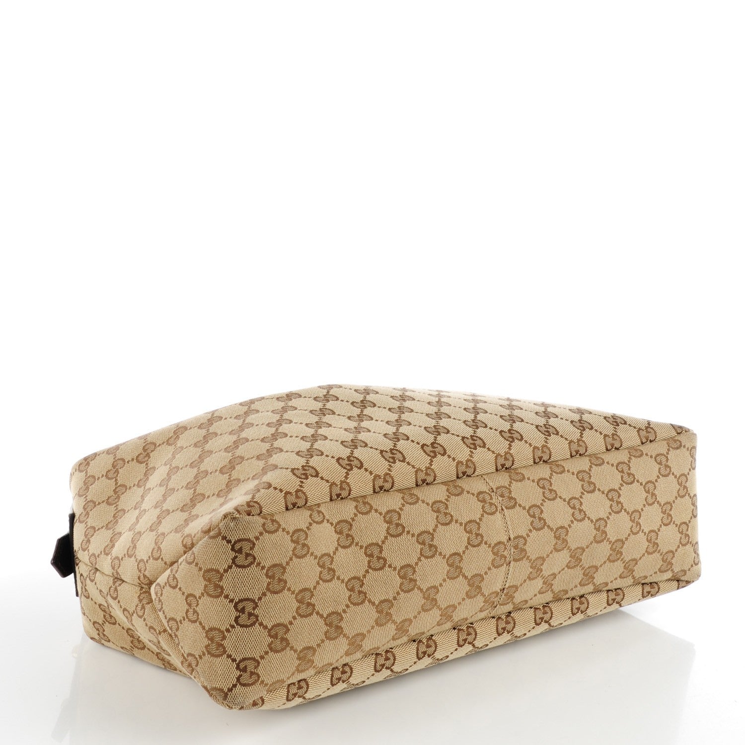 Gucci Monogram Medium Horsebit Chain Hobo Dark Brown 4 of 7