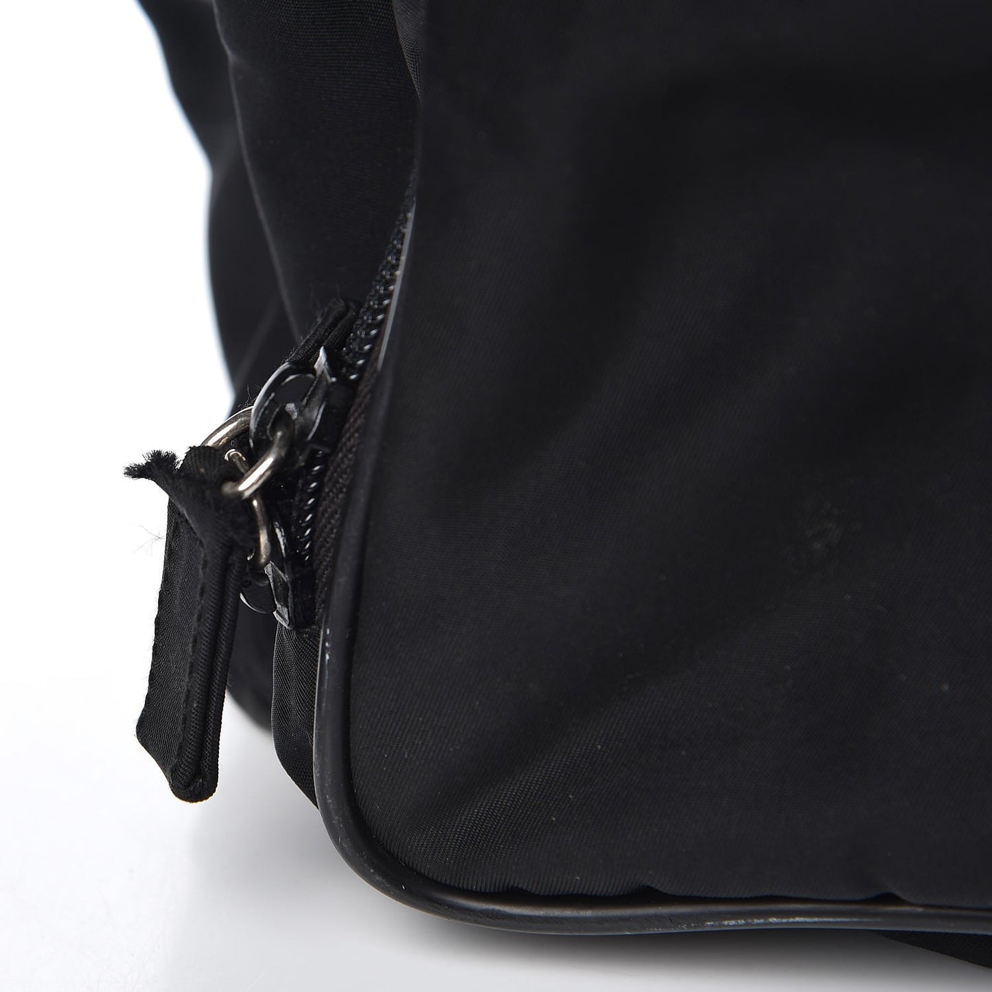 Tessuto Nylon Vela Diaper Bag Black