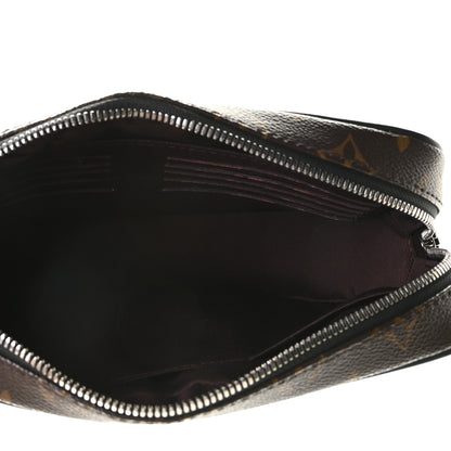 Louis Vuitton Monogram Macassar Kasai Clutch Black 6 of 9