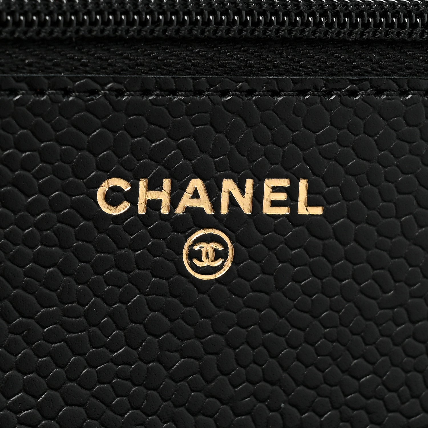 Chanel Caviar Quilted Wallet On Chain WOC Black 7 of 9