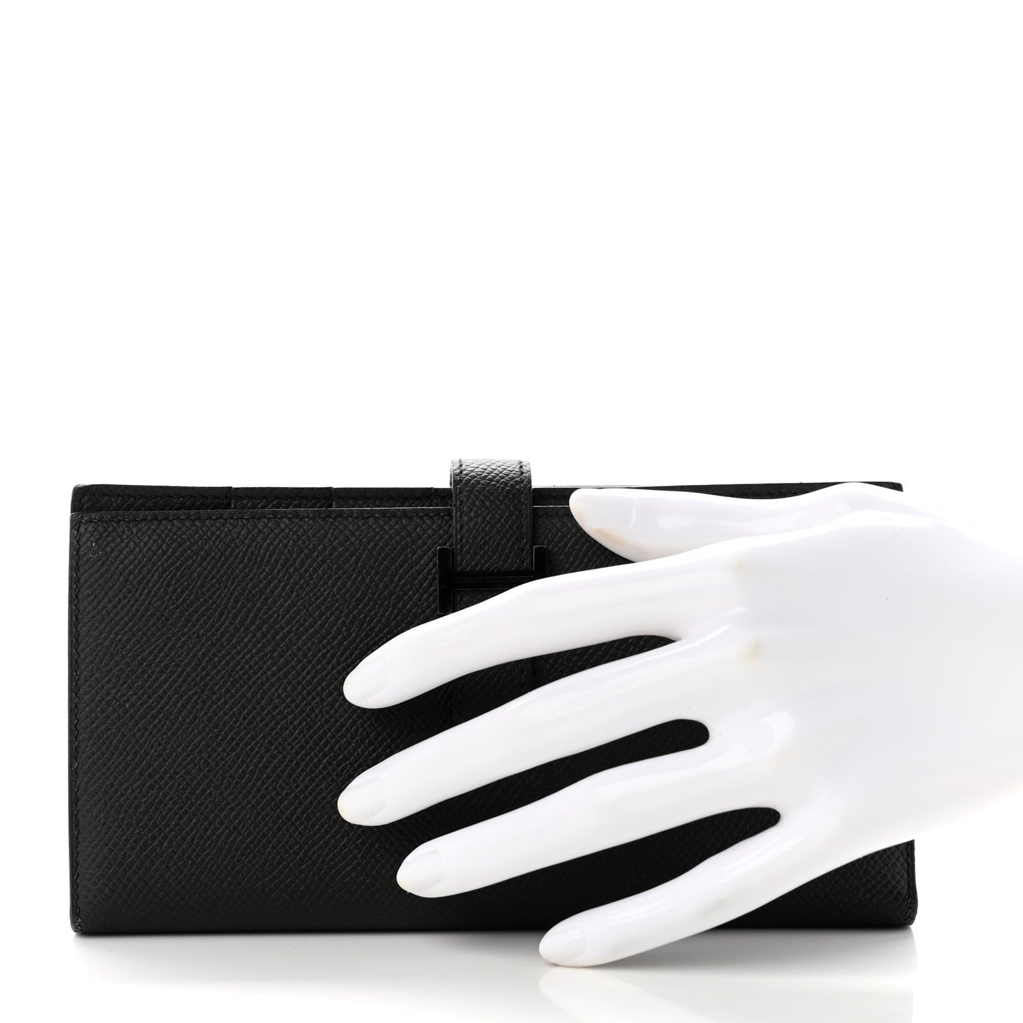 Epsom Monochrome Bearn Gusset Wallet Black