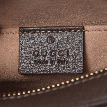 Gucci GG Supreme Monogram Web Mini Ophidia Shoulder Bag Brown 7 of 11