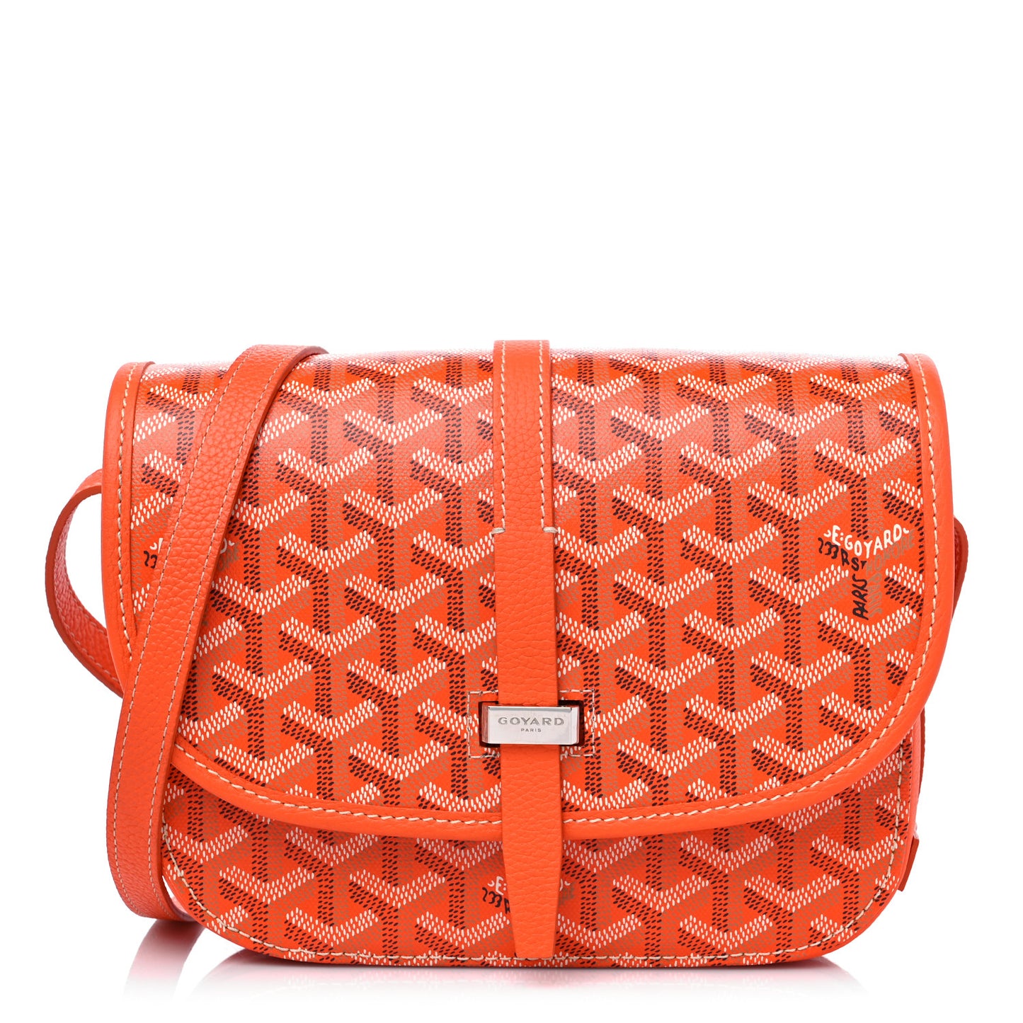 Goyardine Belvedere II PM Messenger Bag Orange