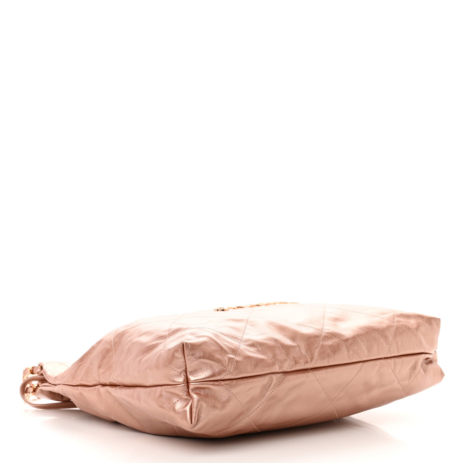 Chanel Metallic Calfskin Quilted Chanel 22 Copper 5 of 11