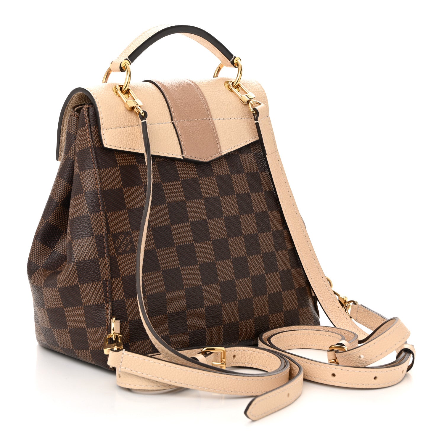 Louis Vuitton Damier Ebene Clapton Backpack Creme 3 of 11