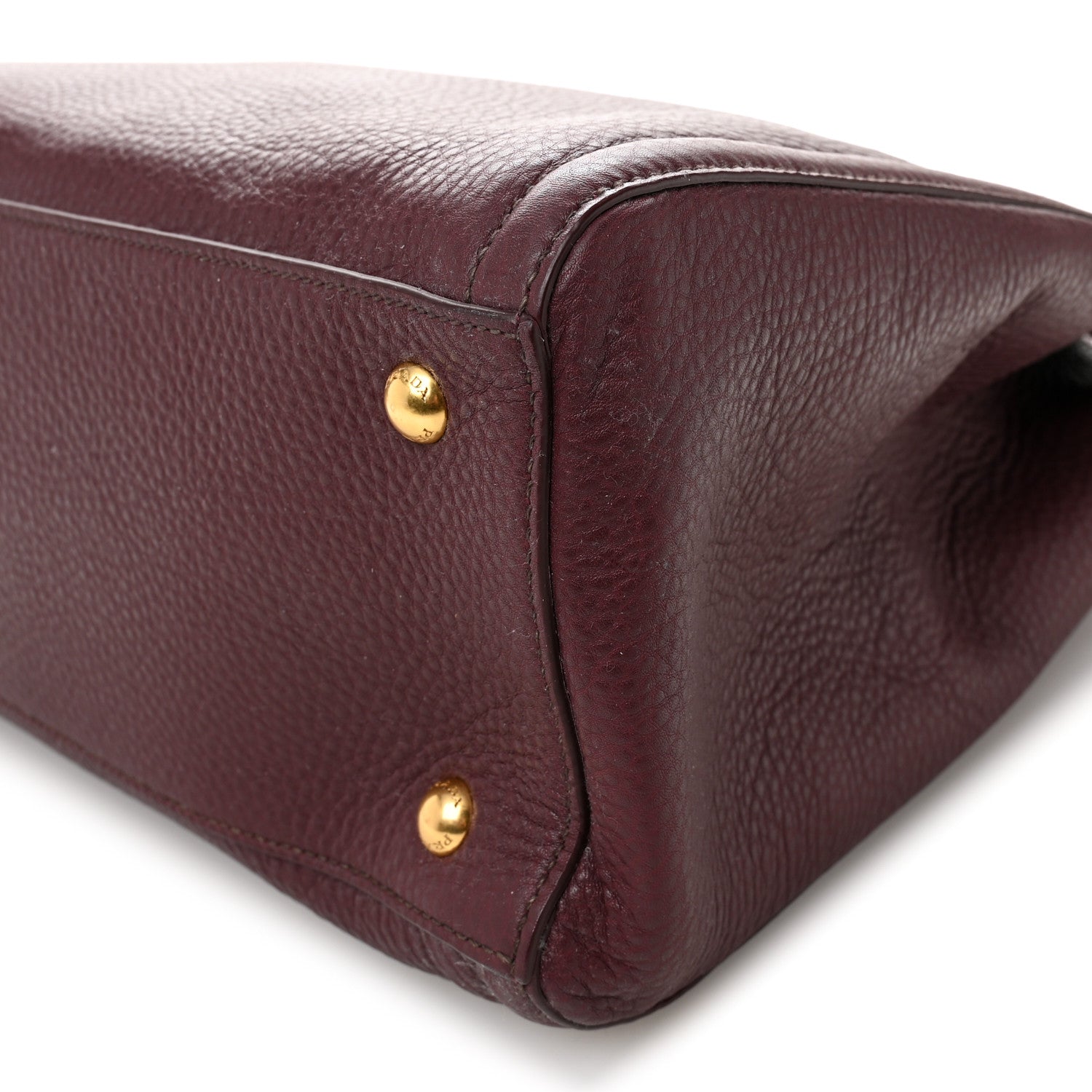 Prada Vitello Daino Tote Granato 10 of 11