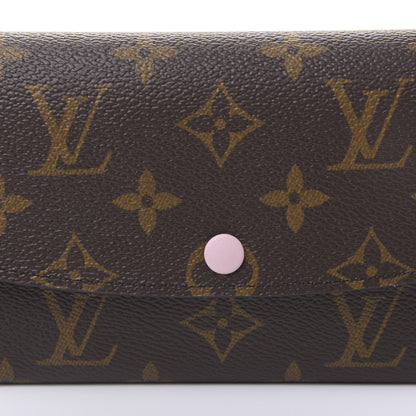 Louis Vuitton Monogram Emilie Wallet Rose Ballerine 10 of 11