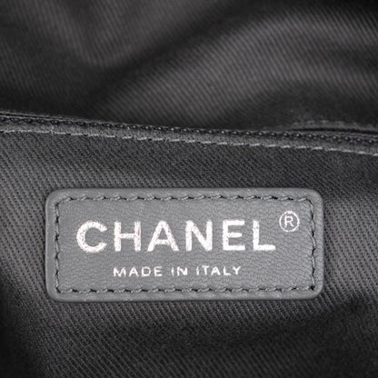 Chanel Iridescent Calfskin Coco Daily Hobo Black 5 of 7
