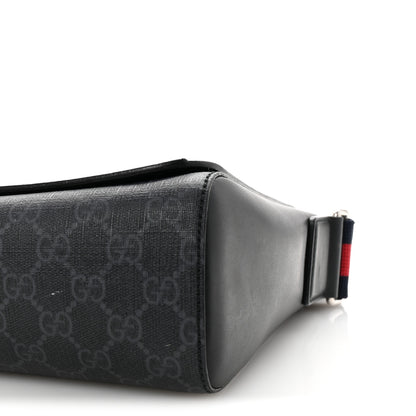 Gucci GG Supreme Monogram Night Courrier Flap Messenger Black Multicolor 10 of 10
