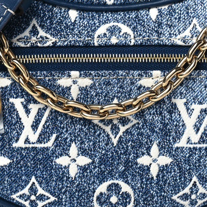 Louis Vuitton Monogram Jacquard Denim Loop Bleu 7 of 9