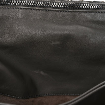 Bottega Veneta Calfskin Intrecciato Large Leggero Tote Kaki Fondente 22 of 43